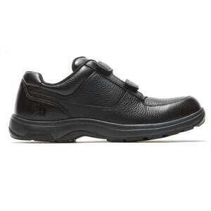 NEW DUNHAM men's winslow velcro shoe in black